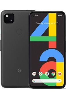 Smartphone Pixel 4a Single SIM 6 / 128 GO - Nano SIM - 5.8 - 2340x1080 - 12,2 mégapixels - Noir État correct - Google reconditionné disponible sur Darty