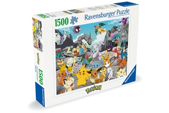 Puzzle 1500 pièces Pokémon Classics Bon état - Ravensburger reconditionné disponible sur Darty