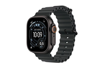 Watch Ultra 3 GPS + Cellular 49mm Boitier en Titane Noir avec Bracelet Océan Noir Très bon état - Apple reconditionné disponible sur Darty