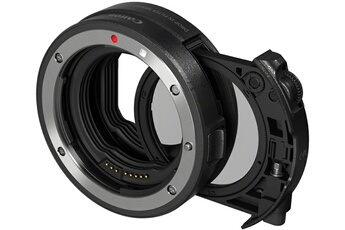 Bague d'adaptation objectif EF / EF-S vers boitier EOS R avec filtre insérable polarisant circulaire Bon état - Canon reconditionné disponible sur Darty