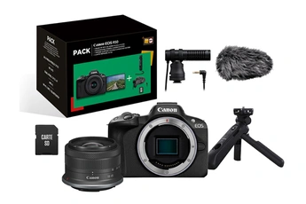 Acheter Pack EOS R50 + RF-S 18-45mm f/4.5-6.3 IS STM + Micro + Trépied + Télécommande + carte SD + Chargeur Bon état - 489,99 € Pack EOS R50 + RF-S 18-45mm f/4.5-6.3 IS STM + Micro + Trépied + Télécommande + carte SD + Chargeur Bon état - Canon reconditionné disponible sur Darty