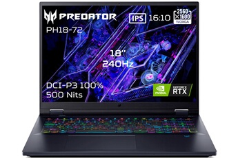 Acheter gaming Predator Helios Neo 18 AI PHN18-72-99MT 18"" LCD 240 Hz Intel Core Ultra 9 32 Go RAM 1 To SSD Nvidia GeForce RTX 5070 Noir Bon état - 1903,99 € gaming Predator Helios Neo 18 AI PHN18-72-99MT 18"" LCD 240 Hz Intel Core Ultra 9 32 Go RAM 1 To SSD Nvidia GeForce RTX 5070 Noir Bon état - Acer reconditionné disponible sur Darty