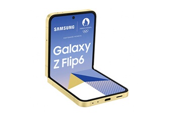 GALAXY Z FLIP6 256Go JAUNE 5G Bon état - Samsung reconditionné disponible sur Darty