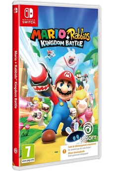 Acheter Mario + Les Lapins Crétins Kingdom Battle Code in a Box Nintendo Switch Très bon état - 16,24 € Mario + Les Lapins Crétins Kingdom Battle Code in a Box Nintendo Switch Très bon état - Ubisoft reconditionné disponible sur Darty