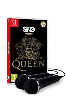 Let's Sing Queen 2 Microphones Nintendo Switch Très bon état - N/A reconditionné disponible sur Darty