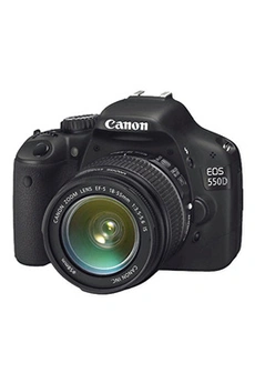 Acheter EOS 550D + Obj. Canon EF-S IS 18 - 55 mm f/3.5 - 5.6 Bon état - 264,85 € EOS 550D + Obj. Canon EF-S IS 18 - 55 mm f/3.5 - 5.6 Bon état - Canon reconditionné disponible sur Darty