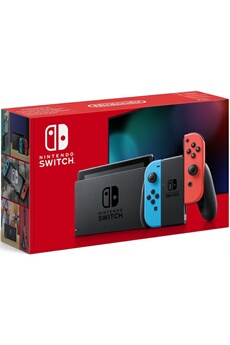 Console Nintendo Switch + Joy Con Bleu et Rouge