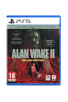 Alan Wake 2 Deluxe Edition PS5 Très bon état - N/A reconditionné disponible sur Darty