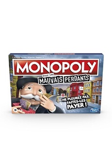 Acheter Jeu de société Hasbro Monopoly pour les mauvais perdants Très bon état - 19,95 € Jeu de société Hasbro Monopoly pour les mauvais perdants Très bon état - Hasbro Gaming reconditionné disponible sur Darty