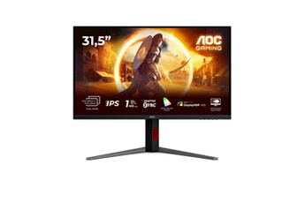 gaming U32G4U 31,5"" 160 Hz 4K UHD Noir et Rouge Bon état - AOC reconditionné disponible sur Darty