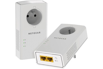 Acheter Kit de 2 CPL PLP2000 2000 Mbps - Prise filtrée intégrée et 2 Ports Gigabit Très bon état - 83,99 € Kit de 2 CPL PLP2000 2000 Mbps - Prise filtrée intégrée et 2 Ports Gigabit Très bon état - Netgear reconditionné disponible sur Darty