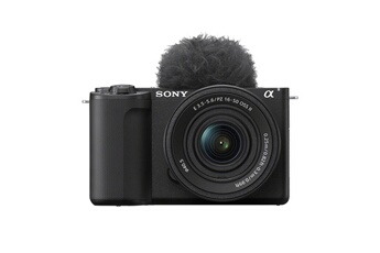 ZV-E10 II Appareil hybride a objectifs interchangeables APS-C en kit avec le E PZ 16-50mm II Bon état - Sony reconditionné disponible sur Darty