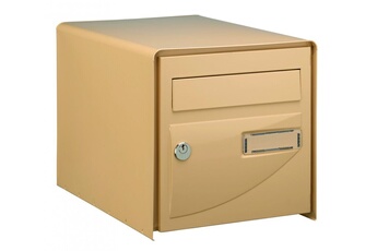 Boite aux lettres Probat simple face beige RAL 1001 - - 125962 Bon état - Decayeux reconditionné disponible sur Darty