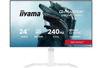 gaming G-Master GB2471HSU-W1 23,8"" 240 Hz Full HD Blanc Bon état - Iiyama reconditionné disponible sur Darty