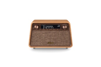 WR-201D DAB+ FM-RDS Bluetooth AUX Cerise Naturel Bon état - Sangean reconditionné disponible sur Darty