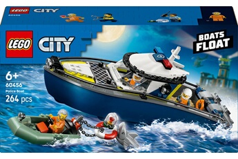 LEGO City 60456 La course-poursuite en bateau de police Bon état - Lego City reconditionné disponible sur Darty