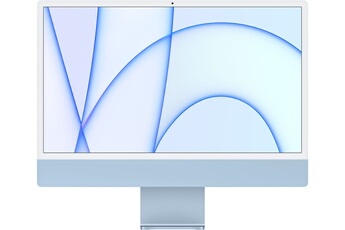 IMAC 24'' 256 GO SSD 8 GO RAM PUCE M1 CPU 8 COEURS GPU 8 COEURS BLEU