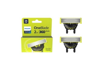 Acheter Pack 2 Lames de remplacement Tondeuse OneBlade 360 QP420/50 Gris Bon état - 16,99 € Pack 2 Lames de remplacement Tondeuse OneBlade 360 QP420/50 Gris Bon état - Philips reconditionné disponible sur Darty