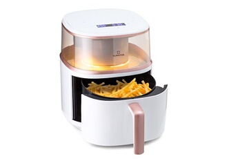 Acheter Friteuse à air chaud - Air Bloom avec fonction vapeur 1500W 7,5 L 16 programmes - Blanc Bon état - 161,99 € Friteuse à air chaud - Air Bloom avec fonction vapeur 1500W 7,5 L 16 programmes - Blanc Bon état - Klarstein reconditionné disponible sur Darty