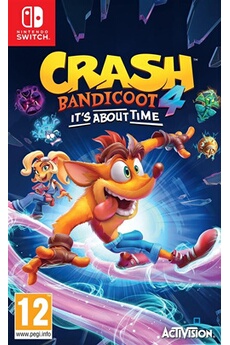 Acheter Crash Bandicoot 4: It's About Time! Nintendo Switch Bon état - 34,95 € Crash Bandicoot 4: It's About Time! Nintendo Switch Bon état - Activision reconditionné disponible sur Darty