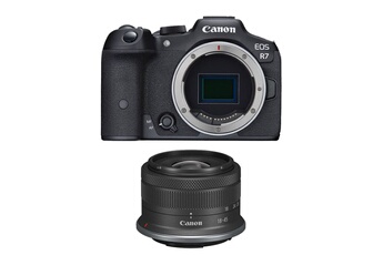 EOS R7 + RF-S 18-45mm f/4.5-6.3 IS STM Bon état - Canon reconditionné disponible sur Darty