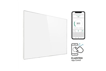 Acheter Radiateur infrarouge - Wonderwall Smart - Panneau chauffant - 100x120cm - 1200W - WiFi - IP24 - Blanc Bon état - 261,99 € Radiateur infrarouge - Wonderwall Smart - Panneau chauffant - 100x120cm - 1200W - WiFi - IP24 - Blanc Bon état - Klarstein reconditionné disponible sur Darty