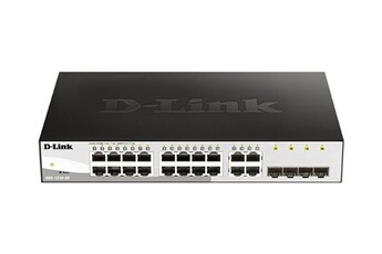 Web Smart DGS-1210-20 - Commutateur - 16 x 10/100/1000 + 4 x Gigabit SFP - de bureau, Montable sur rack - AC 100/230 V Bon état - D-Link reconditionné disponible sur Darty