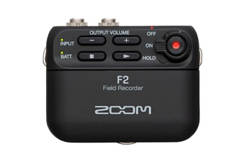 F2/B - Enregistreur 32-bit - livré avec microphone lavalier - Couleur noire Bon état - Zoom reconditionné disponible sur Darty
