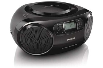 AZB500B DAB Lecteur de CD  avec amplification dynamique des basses Noir Très bon état - Philips reconditionné disponible sur Darty