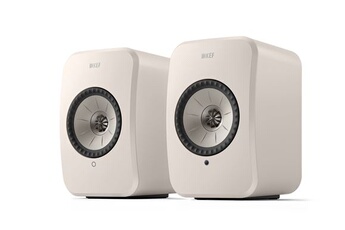 LSX 2 LT Blanc Galet vendues par paire Bon état - KEF reconditionné disponible sur Darty