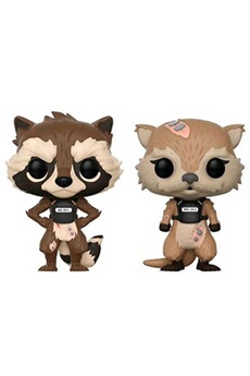 Figurine Pop! N°02 - Les Gardiens de la Galaxie 2 - Rocket et Lylla État correct - Funko reconditionné disponible sur Darty
