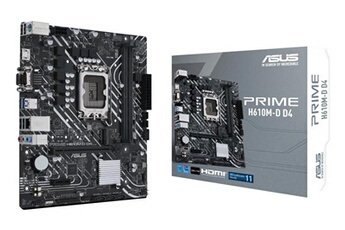 PRIME H610M-D D4 micro ATX Socket LGA1700 Chipset Intel H610 Bon état - Asus reconditionné disponible sur Darty