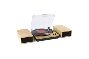 Acheter Fenton RP165L Platine vinyle Bluetooth avec 2 enceintes - Bois clair, 3 vitesses de lecture 33, 45 et 78 Tours Très bon état - 96,95 € Fenton RP165L Platine vinyle Bluetooth avec 2 enceintes - Bois clair, 3 vitesses de lecture 33, 45 et 78 Tours Très bon état - N/A reconditionné disponible sur Darty