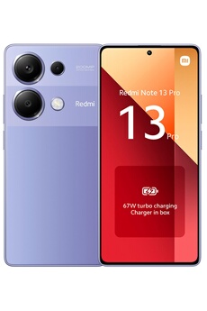 Acheter REDMI NOTE 13 PRO 4G 8GB RAM 256GB ROM- LAVENDER PUR État correct - 174,00 € REDMI NOTE 13 PRO 4G 8GB RAM 256GB ROM- LAVENDER PUR État correct - Xiaomi reconditionné disponible sur Darty