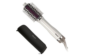 Brosse chauffante et peigne lissant Shark SmoothStyle Blanc Argent Bon état - Shark reconditionné disponible sur Darty