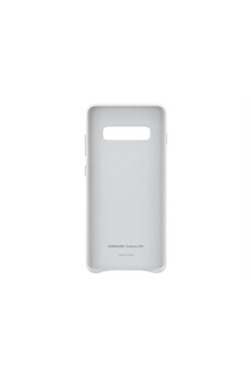 Housse en cuir EF-VG975 - Couverture arrière pour téléphone portable - cuir - blanc - pour Galaxy S10+, S10+ (Unlocked) Bon état - Samsung reconditionné disponible sur Darty