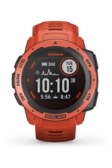 Acheter INSTINCT SOLAR FLAME RED Bon état - 160,99 € INSTINCT SOLAR FLAME RED Bon état - Garmin reconditionné disponible sur Darty