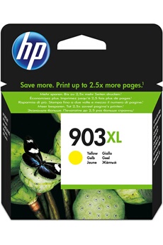 HP 903XL Cartouche d'Encre Jaune grande capacité Authentique (T6M11AE) pour HP OfficeJet 6950, HP OfficeJet Pro 6960 / 6970 Bon état - Hewlett-Packard reconditionné disponible sur Darty