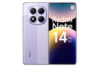 Acheter Redmi Note 14 Pro 5G 8/256 Lavender Purple Bon état - 268,00 € Redmi Note 14 Pro 5G 8/256 Lavender Purple Bon état - Xiaomi reconditionné disponible sur Darty