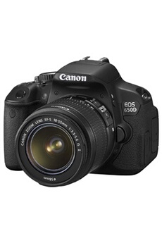 EOS 650D + Obj. Canon EF-S IS II 18 - 55 mm f/3.5 - 5.6 - Bon état Canon sur Darty