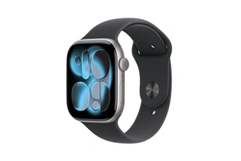 Watch Series 11 GPS 46mm Boitier en Aluminium Gris Sidéral avec Bracelet Sport Noir - M/L Très bon état - Apple reconditionné disponible sur Darty