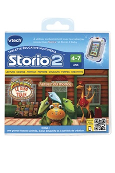 JEU STORIO 2 LE DINO TRAIN Bon état - VTech reconditionné disponible sur Darty