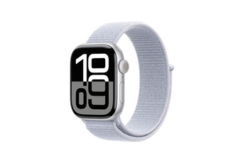 Apple Watch Series 10 GPS 46mm Boîtier en Aluminium Argent avec Boucle Sport Nuée bleue - Très bon état Apple sur Darty