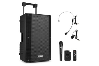 VSA500-BP Sono portable 800 Watts - Batterie intégrée, haut-parleur 12, micro-casque inclus, Bluetooth, MP3 Très bon état - Vonyx reconditionné disponible sur Darty
