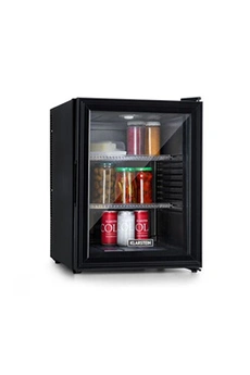 Brooklyn 42 mini réfrigérateur 42l porte vitrée classe a - noir avec intérieur noir Bon état - Klarstein reconditionné disponible sur Darty
