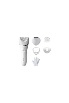 BRE715/00 - Epilateur électrique Serie 8000 - 100% étanche - 6 accessoires Très bon état - Philips reconditionné disponible sur Darty