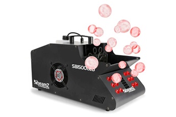 BeamZ SB1500LED - Machine à Fumée et à Bulles, 1500W, Réservoir 1,35L, Mode DMX Très bon état - N/A reconditionné disponible sur Darty