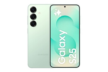 Acheter Smartphone Galaxy S25 vert 6.7 RAM 12 Go stockage 12 Go Très bon état - 872,00 € Smartphone Galaxy S25 vert 6.7 RAM 12 Go stockage 12 Go Très bon état - Samsung reconditionné disponible sur Darty