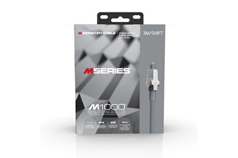 Câble audio numérique Monster Home Audio 3M Silver Bon état - Monster Cable reconditionné disponible sur Darty