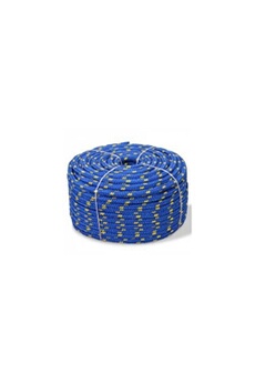 Corde de Bateau Polypropylène 8 mm 100 m Bleu Gréement Ligne de Quai Bon état - VidaXL reconditionné disponible sur Darty